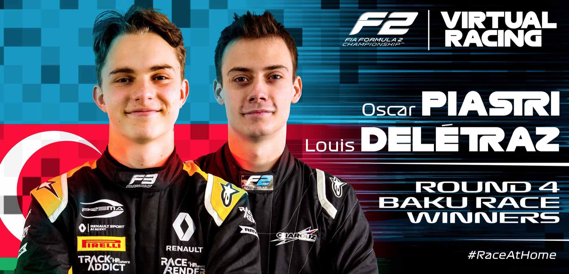F2 virtuale a Baku<br />Piastri domina al debutto