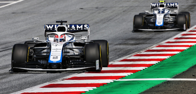 Russell e Latifi anche nel 2021,<br />per la Williams stessa coppia di piloti