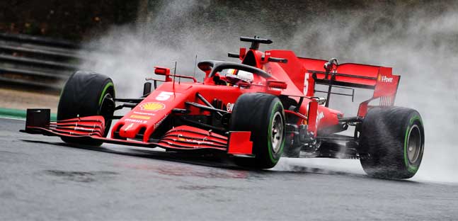 Budapest - Libere 2<br />Pioggia, prove inutili, Vettel davanti