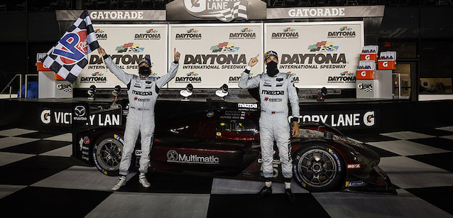 Daytona, gara<br />Doppietta Mazda al rientro in pista