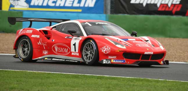 Visiom, campione Endurance 2019,<br />al via con una Ferrari F488 GT3