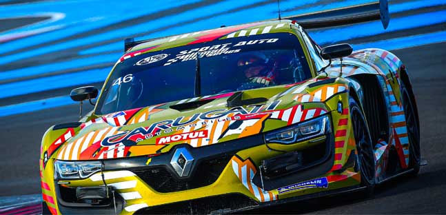 Due Renault RS.01 del team AB<br />nella classe GT Challenge Endurance