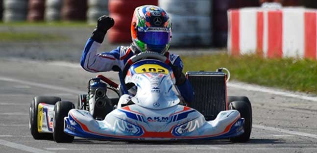 Antonelli campione europeo della OK<br />La Junior all'americano Ugochukwu