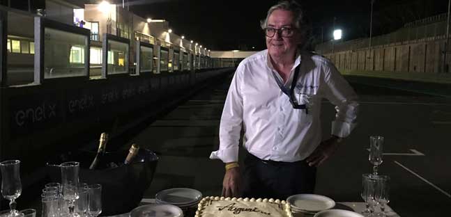 Cena di compleanno in pista<br />a Vallelunga per Minardi