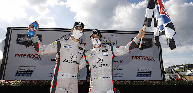 Road Atlanta, gara<br />Castroneves, che rimonta!