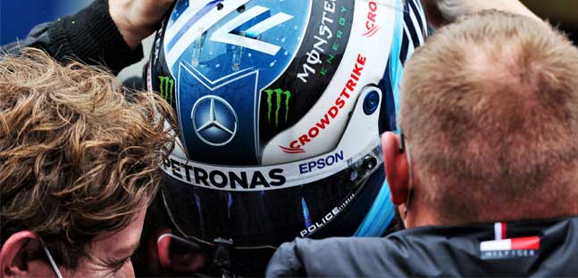 Bottas scaccia i fantasmi<br />Verstappen torna leader