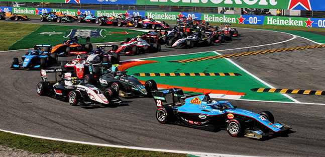 La F3 torna al fianco della F2<br />Imola e Monza nel calendario 2022