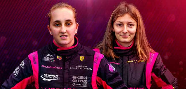 Iron Dames e W Academy<br />Test F3 a Magny-Cours