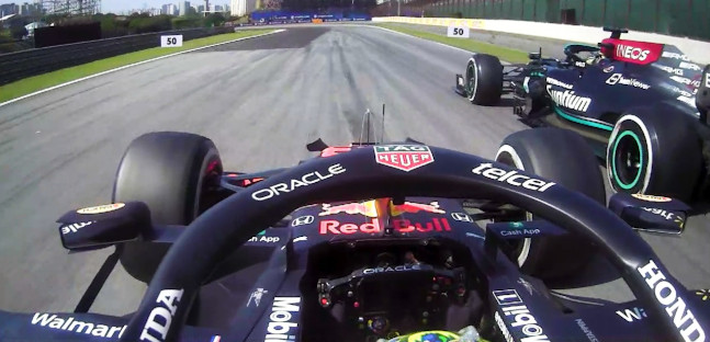 Mercedes a muso duro con Verstappen:<br />chiede di rivedere la frenata del giro 48