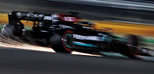 Losail - Qualifica<br />Hamilton esalta, "giallo" Verstappen