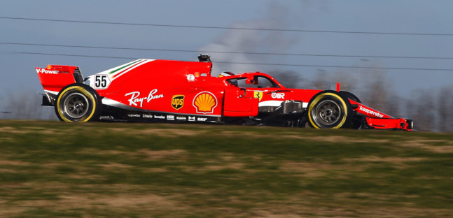 Sainz completa il primo test Ferrari:<br />"Meglio di cos&igrave; non potevamo cominciare"