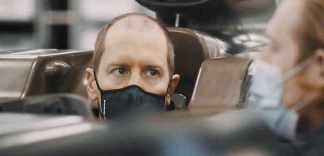 Vettel e Aston Martin,<br />l'avventura &egrave; iniziata