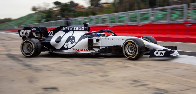 Tsunoda si &egrave; allenato a Imola:<br />due giorni di test con l'AlphaTauri