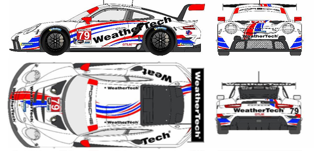 MacNeil e Proton con Porsche in GTLM<br />Bruni al via della 24 Ore di Daytona