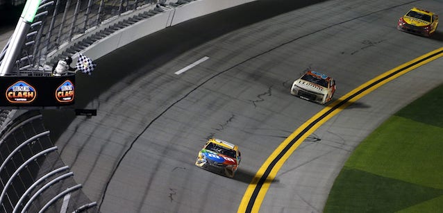 Daytona, Clash<br />Scontro all'ultima curva, vince Busch