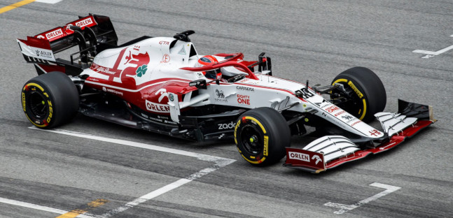 Kubica battezza l'Alfa Romeo C41,<br />oggi il filming day a Barcellona