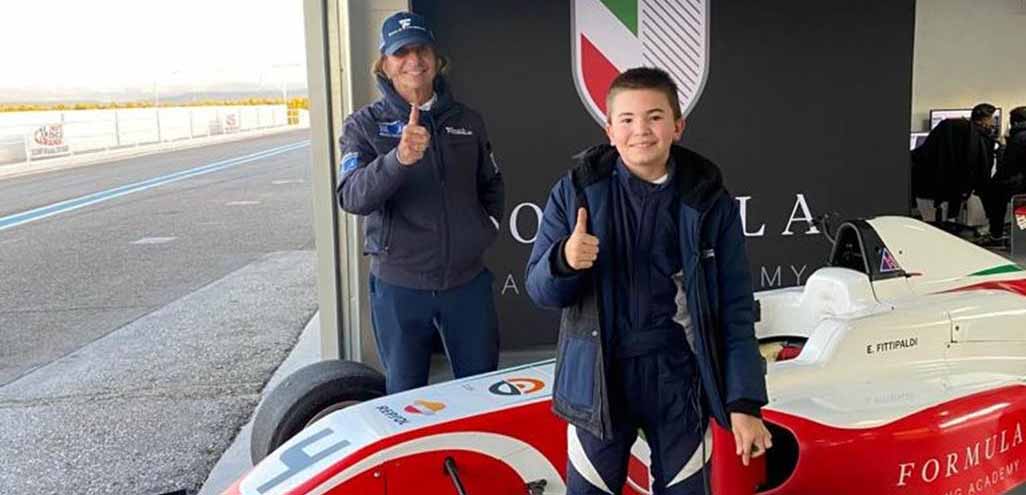 Emmo Fittipaldi con<br />Sauber Academy nella F4 danese