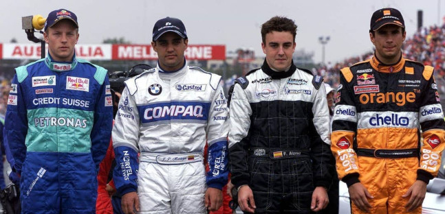 Vent'anni di Raikkonen e Alonso:<br />da rookies a volti simbolo della F1