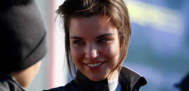 Una ragazza nell'Euroformula 2021,<br />Vivien Keszthelyi corre con Motopark