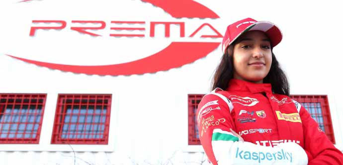 Hamda Al Qubaisi firma con Prema