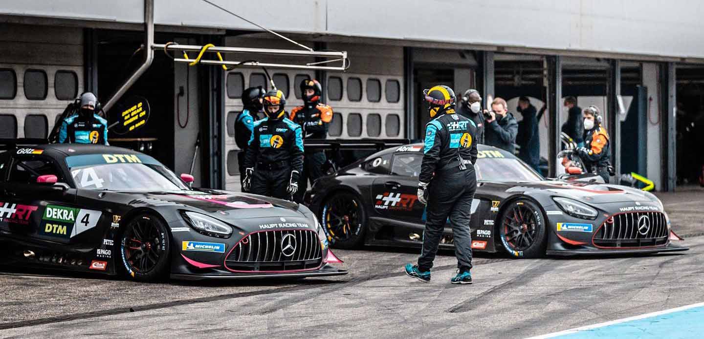 Test a Hockenheim, 1° giorno<br />Mercedes al vertice, quattro case in pista