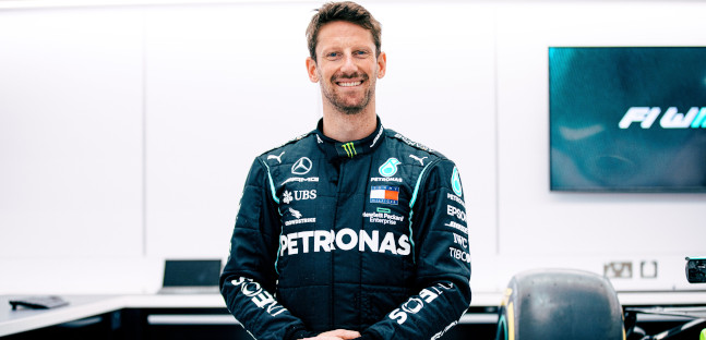 Grosjean avr&agrave; il suo ultimo test F1:<br />guider&agrave; la Mercedes 2019 a Le Castellet