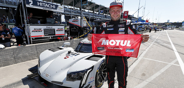 Detroit, qualifica<br />Prima pole per Magnussen