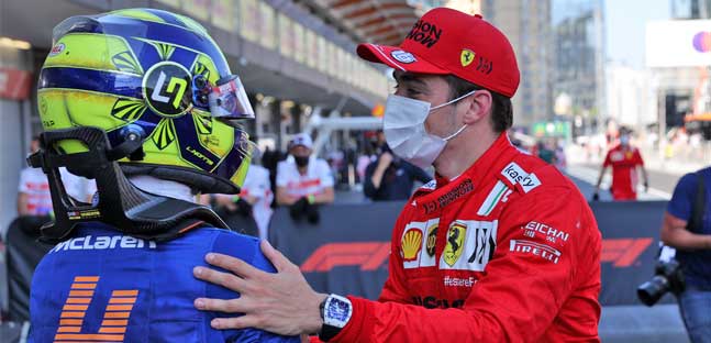 Leclerc: "La qualifica valga per il GP"<br />Norris: "La sprint? Solo qualche volta..."