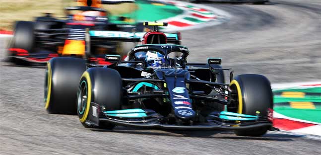 Monza - Gara Sprint<br />Bottas e Verstappen, Hamilton quinto