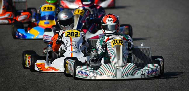 WSK Open Cup a Lonato<br />Brillano Turney ed Egozi