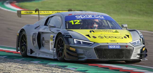 Sprint a Imola, gara 1<br />Vittoria Audi con Ferrari-Agostini