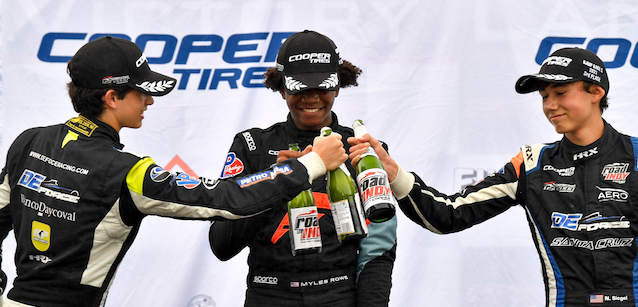 USF2000 a Millville<br />Porto allunga, Rowe vince