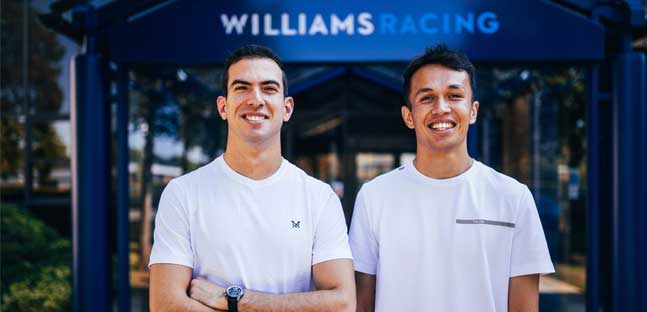 Albon torna in F1 con la Williams<br />che conferma per il 2022 Latifi