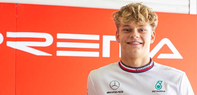 Aron debutta con Prema<br />e rimane Junior Mercedes