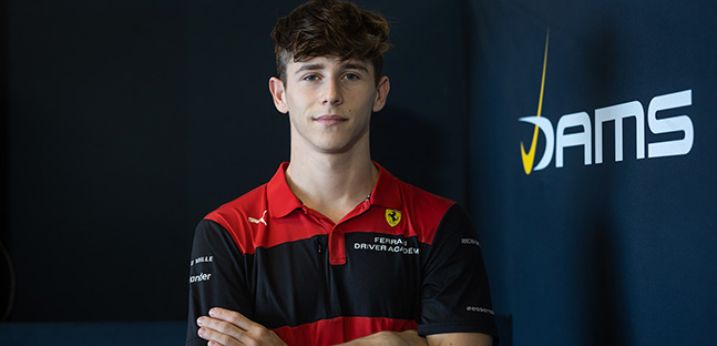 Leclerc sbarca in <br />Formula 2 con DAMS