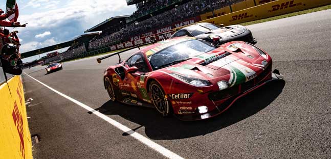 Gli equipaggi di AF Corse:<br />Pierguidi-Calado e Molina-Fuoco