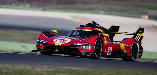 A Vallelunga l’ultimo test della Ferrari<br />Nel 2022 la 499P ha percorso 16mila km