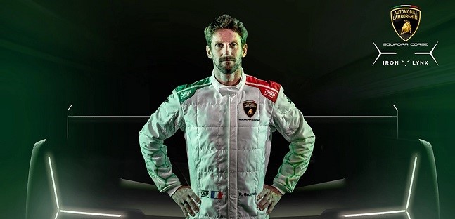 Lamborghini annuncia Grosjean <br />Debutter&agrave; alla 24 Ore di Daytona 