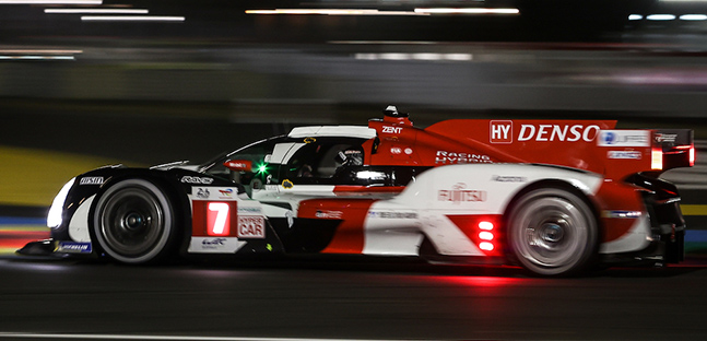 Le Mans - Libere 4<br />Toyota e Corvette imprendibili