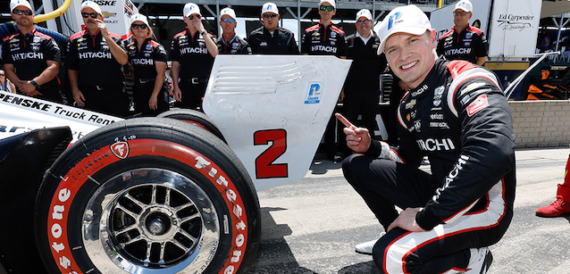 Detroit, qualifica<br />Newgarden batte Sato all'ultimo