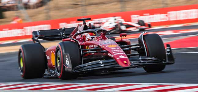 Budapest - Libere 2<br />Leclerc davanti a un super Norris