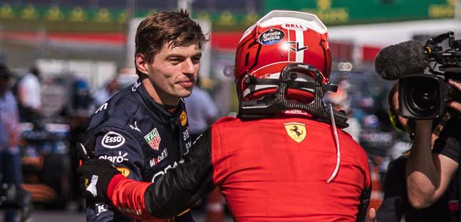 Cambia lo schieramento<br />Verstappen-Leclerc, ottava fila