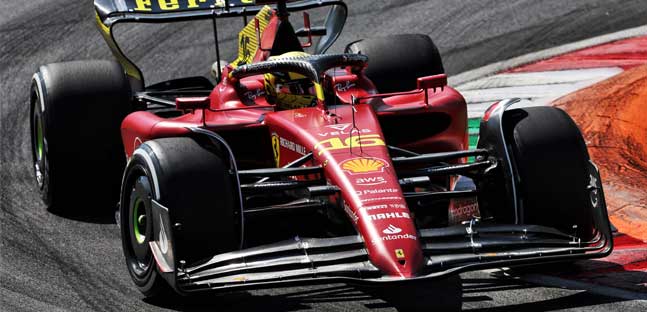 Monza - Libere 1<br />Ferrari davanti, ma Sainz sar&agrave; penalizzato