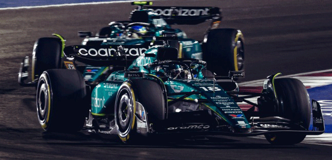 Il caso - Aston Martin divisa in due<br />136 punti separano Alonso da Stroll