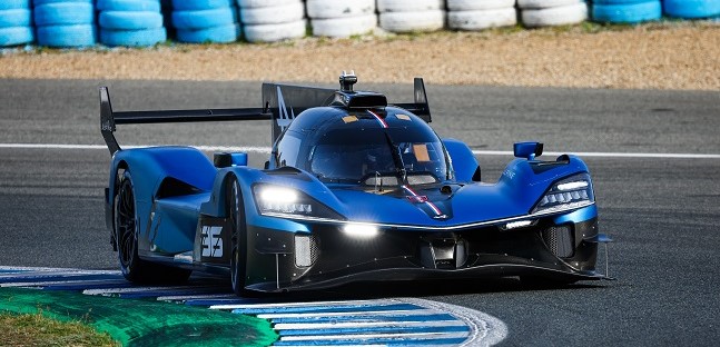 Alpine a Jerez per test aerodinamici <br />e simulazione di gara con la A424 LMDh<br />
