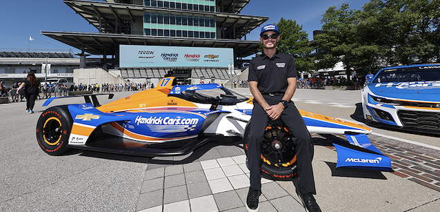 Larson debutta a Indianapolis<br />Rookie Test per quattro piloti