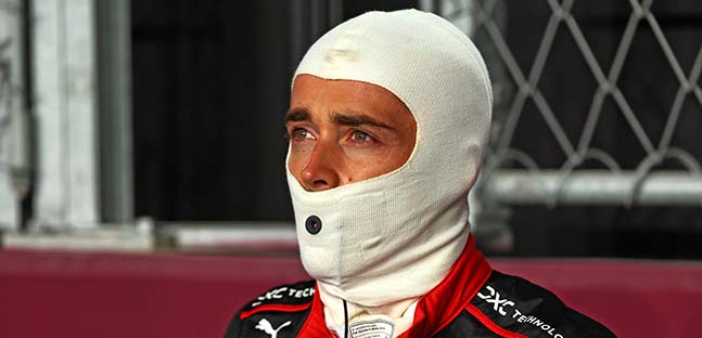 Leclerc penalizzato per track limits<br />Scivola fuori dalla zona punti