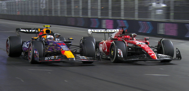 Las Vegas - La cronaca<br />Vince Verstappen, gara incerta<br />Grande prestazione di Leclerc, 2°