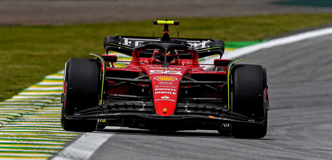 San Paolo - Libere<br />Uno-due Ferrari con Sainz e Leclerc