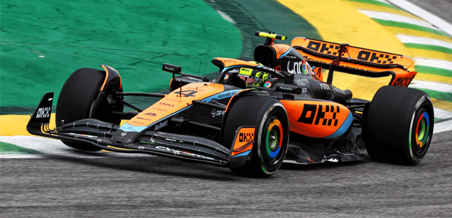 San Paolo - Qualifica Sprint<br />Norris in pole batte Verstappen<br />